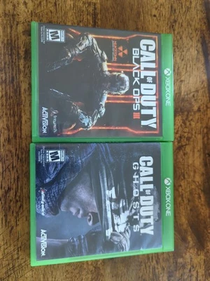 Call of Duty: Ghosts and Black Ops III XBOX ONE Very Good Condition No Manuals - Image 1 of 4