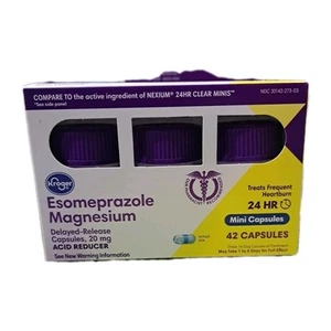 Esomeprazole Magnesium Delayed-Release Mini Capsules, 20 Mg, Acid Reducer, 24 H - Picture 1 of 3