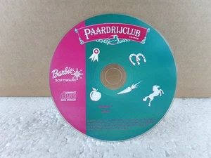 Barbie Paardrijclub Horse Riding Club PC CD-ROM Game 2003 Loose Disc - Picture 1 of 1