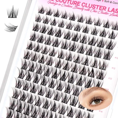 BESUCHE DEN CALAILIS-STORE CALAILIS Wimpern Einzeln, 120 Pcs DIY Einzelne Wimpern Für Die Selbstanwendung