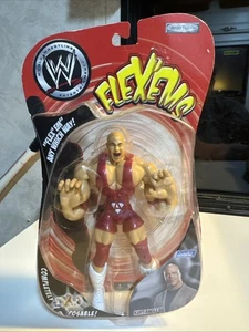 WWE KURT ANGLE 2002 Flex'ems JAKKS Wrestling Actionfigur you suck USA Champion - Bild 1 von 2