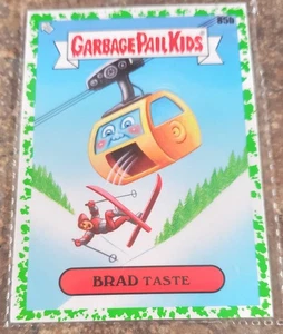 2021 Topps Garbage Pail Kids Go On Vacation "BRAD TASTE" #85b Green Border - Bild 1 von 6