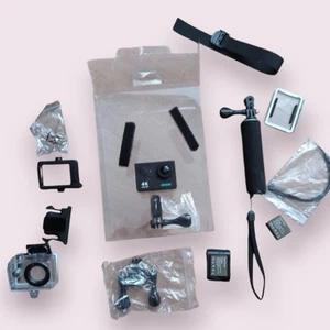 EKEN 4K Ultra HD Action Camera with Accessories Bundle – Waterproof Case, Mounts - Picture 1 of 2