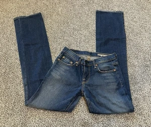 CHIP & PEPPER Size 24 Blue Distressed Jeans R $295 - Picture 1 of 10