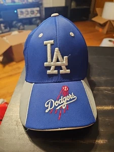 Gorra de béisbol azul/blanca de los Dodgers de Los Ángeles gancho ajustable bucle favorito de los fanáticos - Imagen 1 de 4