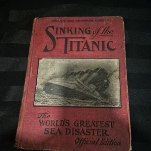 1ST ED 1912 SINKING TITANIC THOMAS RUSSELL WHITE STAR LINE MARITIME DISASTER ~ - Picture 1 of 11