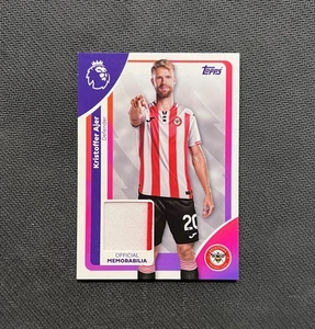 2025-26 Topps Premier League Premier Relics Kristoffer Ajer #RE-KA - Picture 1 of 2