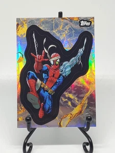 Cyborg Spider Man 2025 Topps Marvel Comic Book Heroes '75 Anniv. #106 Refractor - Picture 1 of 2