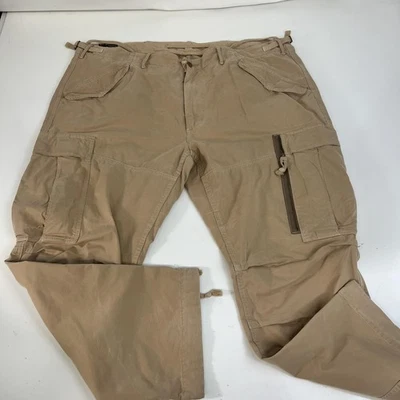 Polo Ralph Lauren Pants Mens 46x30 Tan Cargo Classic Fit Military Field M1957 - Image 1 of 4