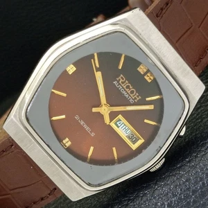 VINTAGE RICOH R31 AUTOMATIC JAPAN MENS ORIGINAL DIAL WATCH a500609-1 - Picture 1 of 10