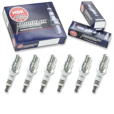 6 pcs NGK Iridium IX Spark Plugs for 1979-1989 GMC P2500 4.8L L6 - Engine xv - Image 1 of 4