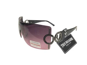 NWT Womens Sunglasses True Religion TR 57182 9B Gunmetal/Purple - Picture 1 of 8