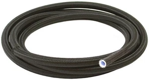 Aeroflow AF250-06-15M Black Braided Teflon Hose -6AN SS 15M Clamshel Pack 11.3mm - Picture 1 of 4