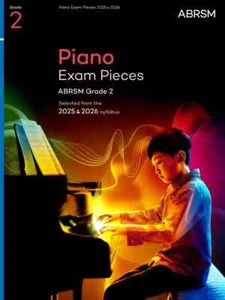 ABRSM Piano Exam Pieces 2025 & 2026 Grade 2 (9781786016072) - Picture 1 of 1