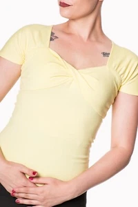 Rockabilly Vintage Vintage 50's Retro para mujer Ella que se atreve Top Ropa PROHIBIDA - Imagen 1 de 3