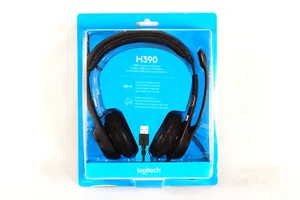 LOGITECH H390 USB Computer Headset Unused Microphone Headphone - Picture 1 of 6