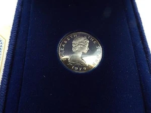 Isle of Man Elizabeth II £1 1 Pound 1979 Silver Proof with Box & COA - Picture 1 of 9