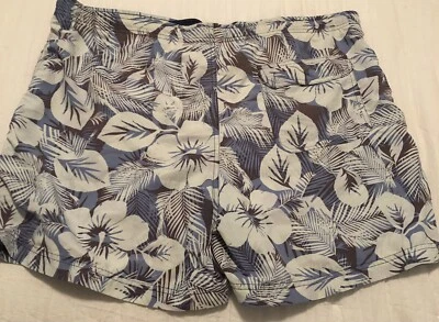 Lands End Swim Trunks Board Shorts Men’s Large Floral Hawaiian - Image 1 of 4