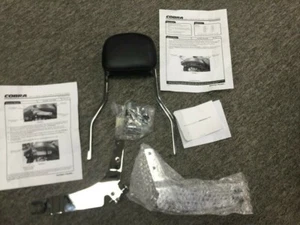 Cobra 602-2046 Square 14" Chrome Detach Backrest '18-19 Harley Softail FLSL/FXBB - Picture 1 of 5