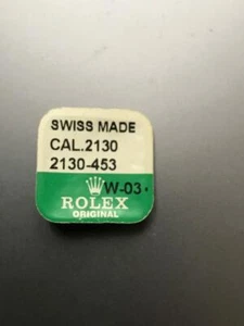 Soporte de muelle Rolex genuino Cal.2130 parte 453 - en paquete sellado - Nuevo de Lote Antiguo - Imagen 1 de 3