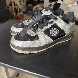 Scarpe Makaveli Vintage Tupac Shakur 2Pac Pelle Verniciata Uomo 10 RARO Money Rap - Foto 1 di 7