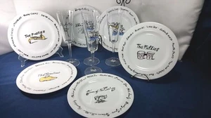 Pottery Barn MILLENNIUM New Year's Decade 1900-50 Salad Plate or Champagne Glass - Picture 1 of 19