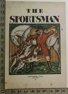 1936 EQUESTRIAN HORSE HUNT FOX HOUND KILL VERA WILLOUGHBY SPORTSMAN COVER 29847 - Picture 1 of 1