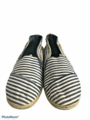 Nautica Womens Espadrille Loafer Shoes Multicolor White Striped Slip Ons 8.5 - Image 1 of 4