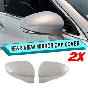 SILVER FOR 2014-2020 LEXUS IS200 300 350 DOOR SIDE MIRROR COVER CAP REPLACEMENT - Picture 1 of 11