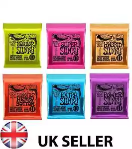 Ernie Ball Nickel Wound Electric Guitar Strings All Types UK - Picture 1 of 15