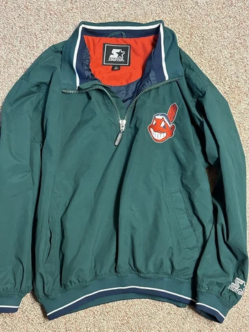 Starter Cleveland Indians Pullover Jacket Cover
