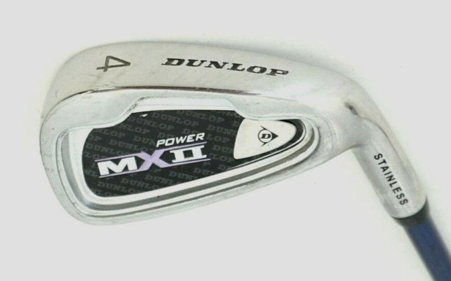 Ladies Dunlop Power MXII Stainless 4 Iron Ladies Graphite Shaft Wilson Grip Ladies Dunlop Power MXII Stainless 4 Iron Ladies Graphite Shaft Wilson Grip