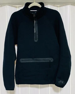 NIKE Sportswear Tech Fleece Half-Zip Sweatshirt Black FB7998-010 Small - Picture 1 of 7