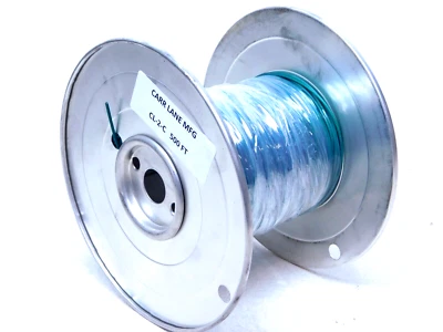 500 Ft! Carr Lane 3/64" - 1/16" Vinyl Coated Steel Cable Wire Rope 7x7 Green HR