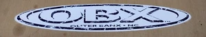 OBX Outer Banx Banken North Carolina NC Strand Aufkleber VALENTINE - Bild 1 von 1