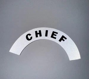HELMET DECALS -FIRE CHIEF - Picture 1 of 1