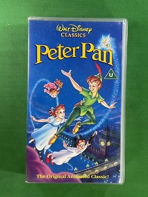 Peter Pan, VHS, Walt Disney classics, Cert U Movie - Image 1 of 3