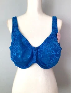 New Cacique Unlined Lace Full Coverage Bra Size 44DD - Picture 1 of 6