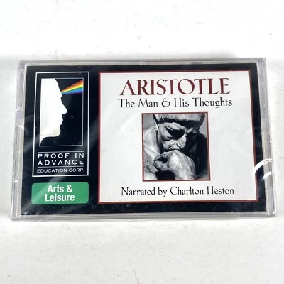 Aristotle The Man & His Thoughts 1996 Cassette Charlton Heston Canada New Sealed - Image 1 of 4