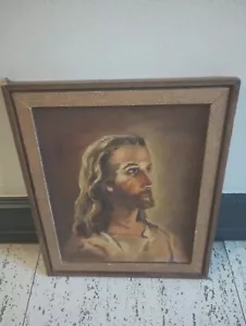 Signiertes M Olivera Öl auf Leinwand Jesus/Inri Gemälde Internationaler Verkauf - Bild 1 von 3