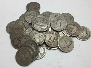50 pieces of assorted Standing Liberty Quarters - Picture 1 of 3