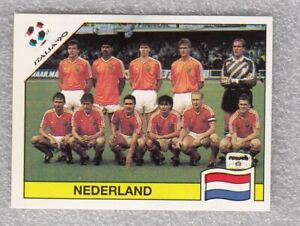 Sticker football Netherlands team Van Basten FIFA WC Italia 1990 Panini #404