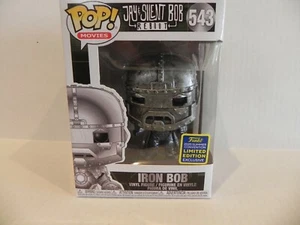Jay & Silent Bob Reboot Funko Pop! #543 Iron Bob [2020 Shared SDCC Sticker] - Picture 1 of 4