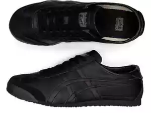 Onitsuka Tiger México 66 NEGRO/NEGRO nuevo para UNISEX de Japón - Imagen 1 de 10