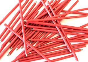 RC Toy Battery Silicone Rubber Wire 14AWG 100mm Red Color DIY Terminals 20pcs - Picture 1 of 3