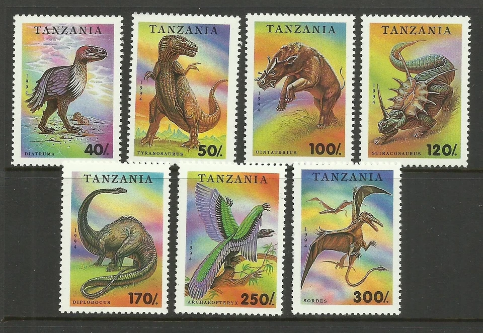 DINOSAUR ISSUE, TANZANIA 1994 ISSUE - Sc# - DINO 799 - Image 1 of 1