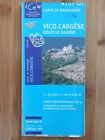 Carte de Randonnes Vico Cargse Golfe de Sagone 1:25000 Corsica Corse 4151OT