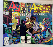 Avengers Spotlight #30 33 36 -3 BOOK LOT- (G-VF or Better) Marvel 1990 FREE SHIP