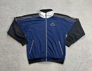 KAPPA Vintage Trainingsjacke Jacke Gr. M Sportjacke Retro Pullover 17215 Blau - Bild 1 von 8
