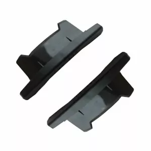 PAIR Roller Shutter Garage Door Push Fit END LOCKS for 77mm slat (lath) repair - Picture 1 of 3